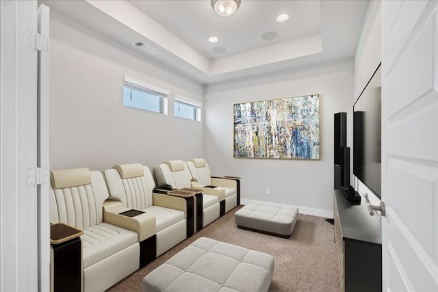 1400 Mulberry Oak Ln, Georgetown, TX 78628 - cinema room with carpet floors, baseboards, and recessed lighting