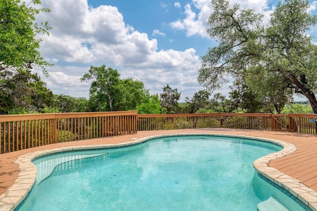 15203 Dormax Cir, Leander, TX 78641 - view of pool featuring a deck