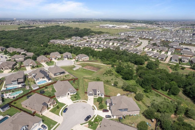 112 Bittik Cv, Georgetown, TX 78628 - aerial view of property and surrounding area with nearby suburban area