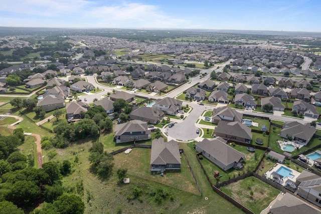 112 Bittik Cv, Georgetown, TX 78628 - aerial view of property's location featuring nearby suburban area