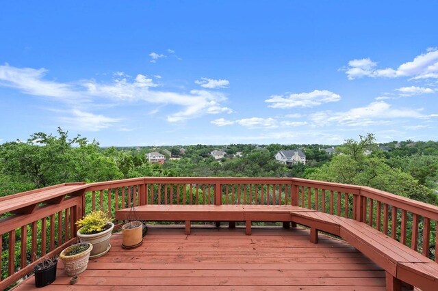12401 Fairfax Ridge Pl, Austin, TX 78738 - view of wooden deck