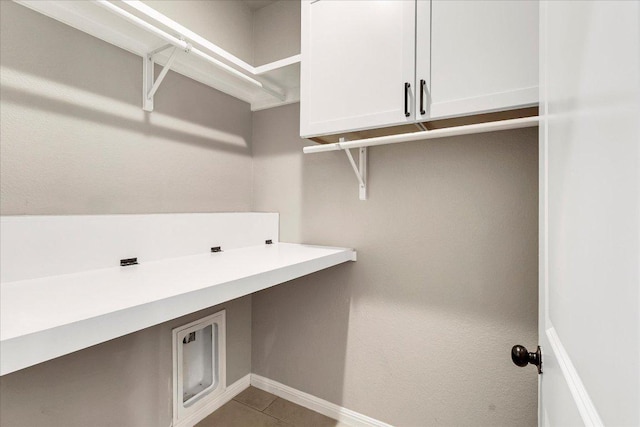 5684 Sabbia Dr, Round Rock, TX 78665 - spacious closet featuring tile patterned floors