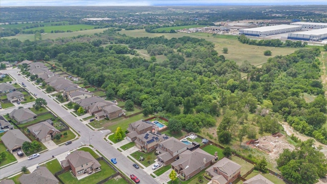 5684 Sabbia Dr, Round Rock, TX 78665 - aerial overview of property's location with nearby suburban area