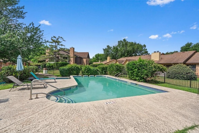 1601 Faro Dr Unit 1102, Austin, TX 78741 - pool featuring fence and a patio area