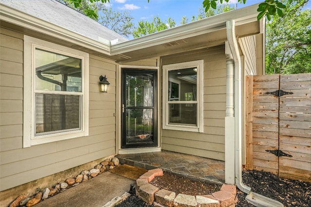 view of property entrance
