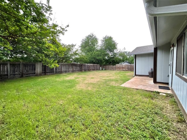 10810 Calcite Trl, Austin, TX 78750 - view of yard with a patio and a fenced backyard