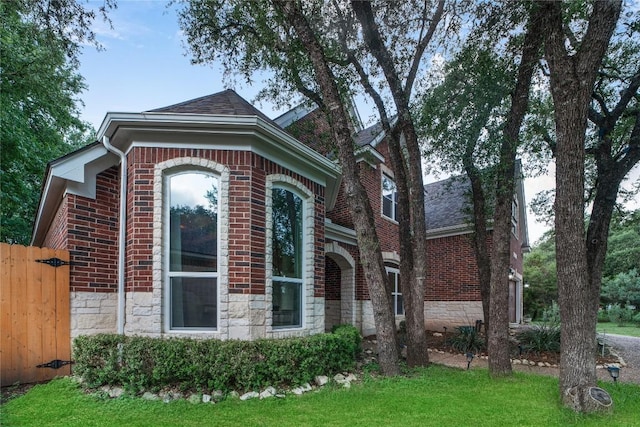 103 Sierra Ridge Dr, San Marcos, TX 78666 - view of front of property featuring brick siding and stone siding