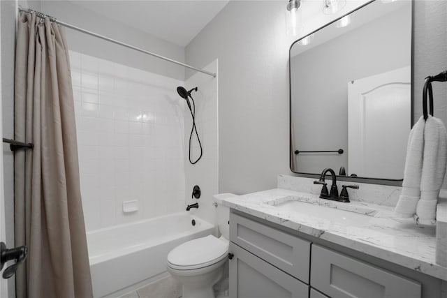 103 Sierra Ridge Dr, San Marcos, TX 78666 - full bath with toilet, shower / bath combo, and vanity
