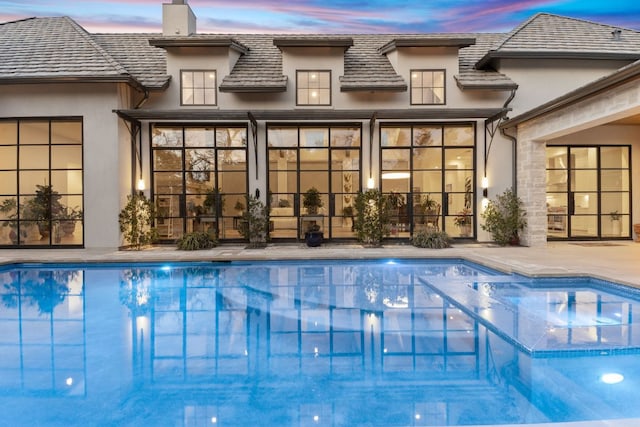 229 Tiffanie Way, Austin, TX 78737 - view of pool with a pool with connected hot tub