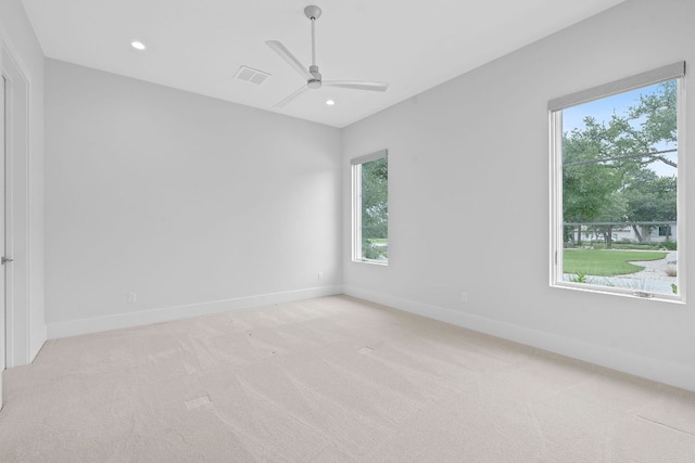 229 Tiffanie Way, Austin, TX 78737 - unfurnished room with visible vents, baseboards, a wealth of natural light, and light carpet
