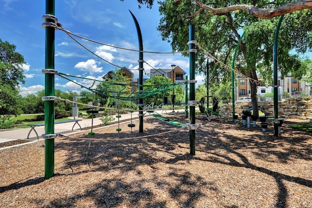 view of communal playground