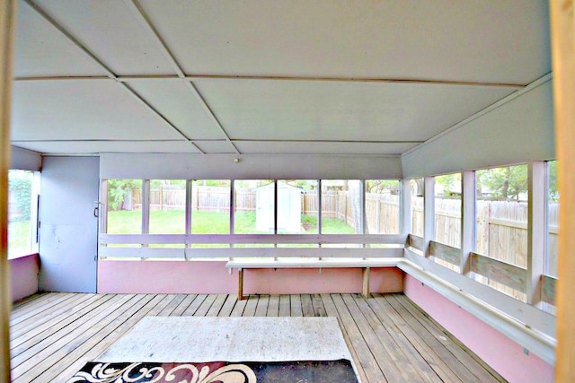 1411 Baffin Cv, Round Rock, TX 78664 - unfurnished sunroom featuring wood-type flooring