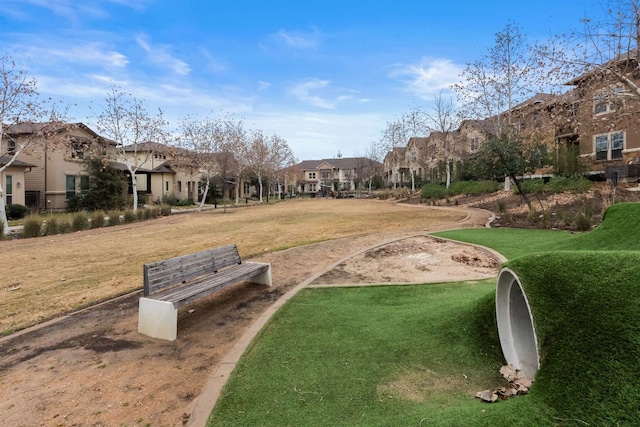surrounding community with a residential view