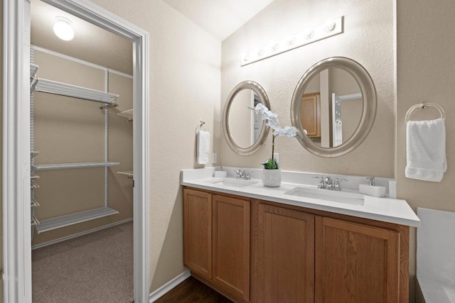 1777 Thompson Trl, Round Rock, TX 78664 - bathroom with double vanity