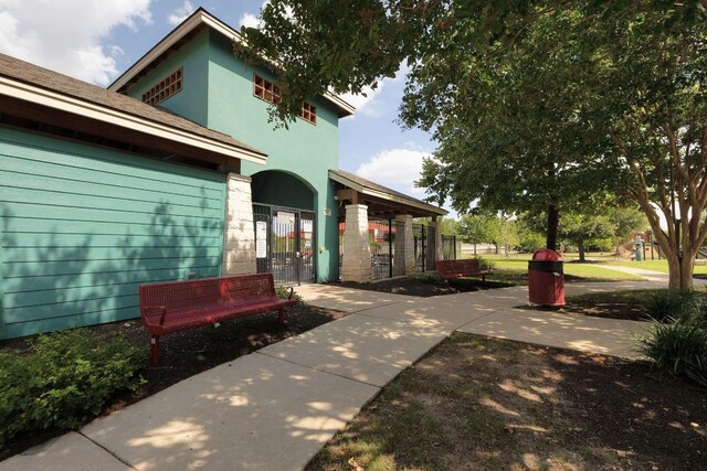 1777 Thompson Trl, Round Rock, TX 78664 - view of property exterior with a gate