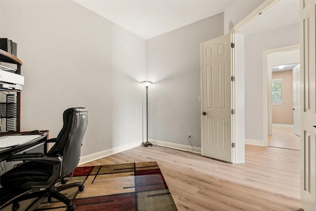462 Shelf Rock, Driftwood, TX 78619 - office with light wood-style floors and baseboards