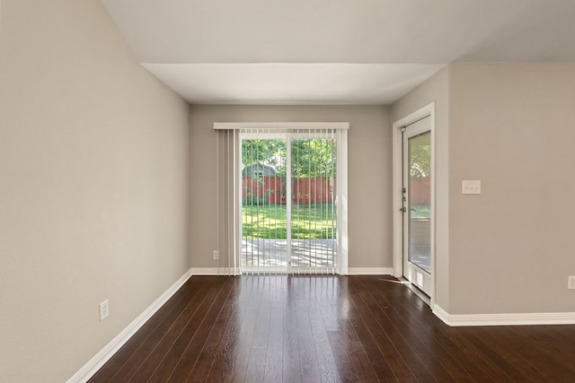 425 Valley Oaks Loop, Georgetown, TX 78626 - empty room featuring hardwood / wood-style floors and baseboards