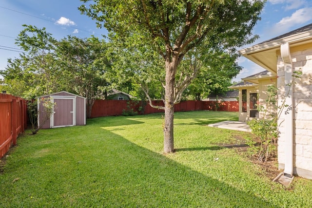 425 Valley Oaks Loop, Georgetown, TX 78626 - view of yard with a shed and an outdoor structure