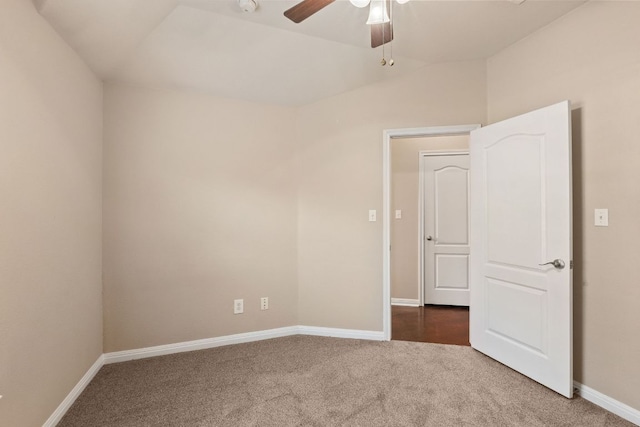 425 Valley Oaks Loop, Georgetown, TX 78626 - empty room with carpet flooring, ceiling fan, and baseboards