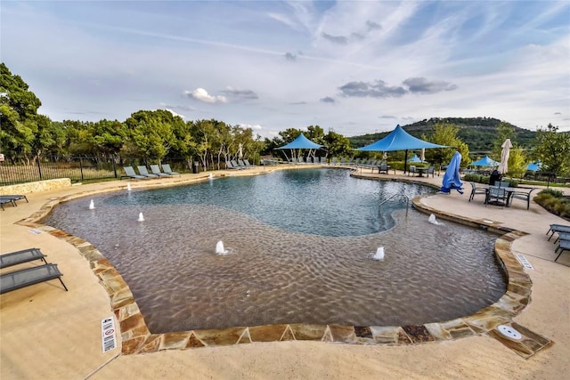 216 Vista Village Cv, Austin, TX 78738 - community pool with a patio