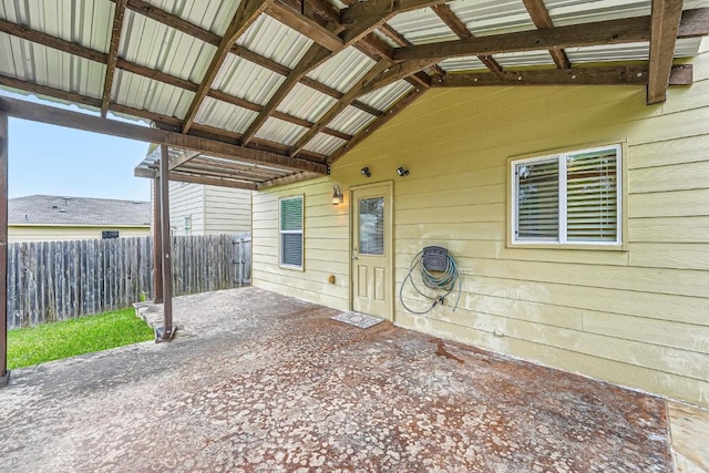 9504 Southwick Dr, Austin, TX 78724 - view of patio with an attached carport