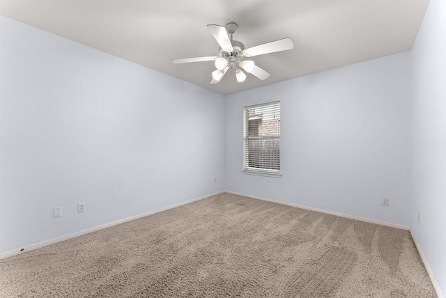 1564 Lorson Loop, Round Rock, TX 78665 - spare room featuring ceiling fan and carpet