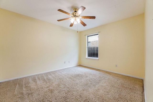 1564 Lorson Loop, Round Rock, TX 78665 - spare room with carpet and ceiling fan
