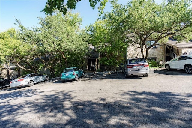 view of uncovered parking lot