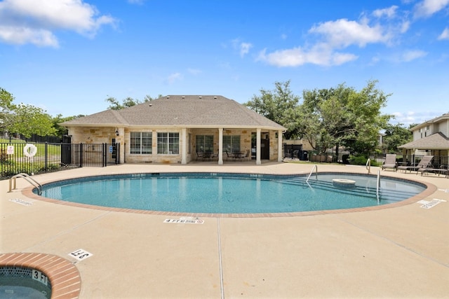 1900 Scofield Ridge Parkway Unit 1903, Austin, TX 78727 - pool featuring fence and a patio area