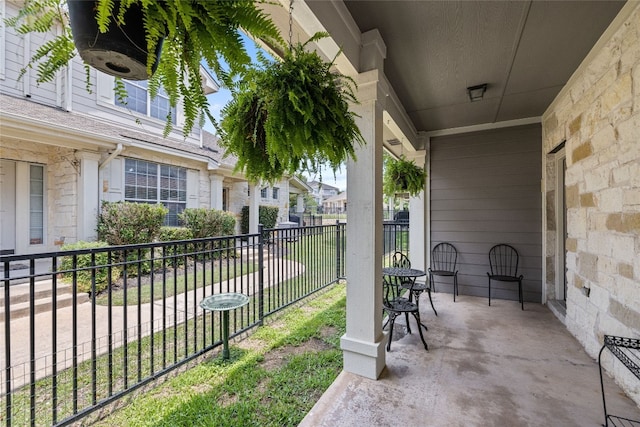 1900 Scofield Ridge Parkway Unit 1903, Austin, TX 78727 - view of patio / terrace featuring fence