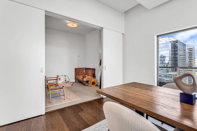 210 Lavaca St Unit 2308, Austin, TX 78701 - dining area with wood finished floors