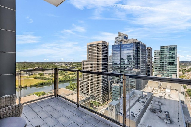 210 Lavaca St Unit 2308, Austin, TX 78701 - balcony with a water view and a view of city