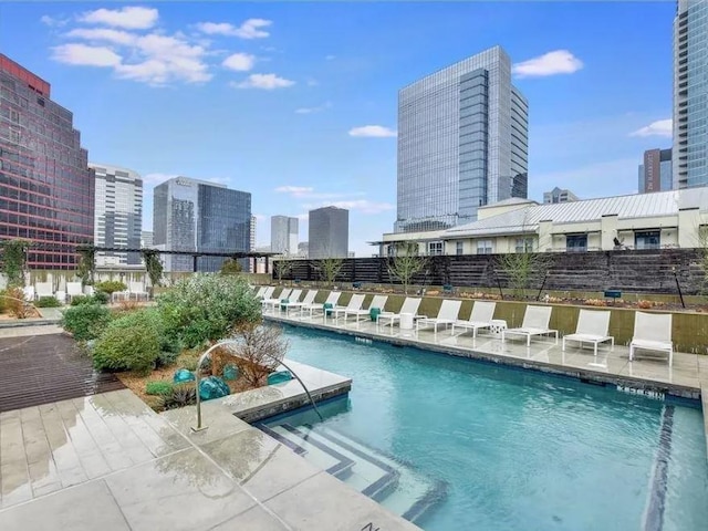 210 Lavaca St Unit 2308, Austin, TX 78701 - community pool with a view of city