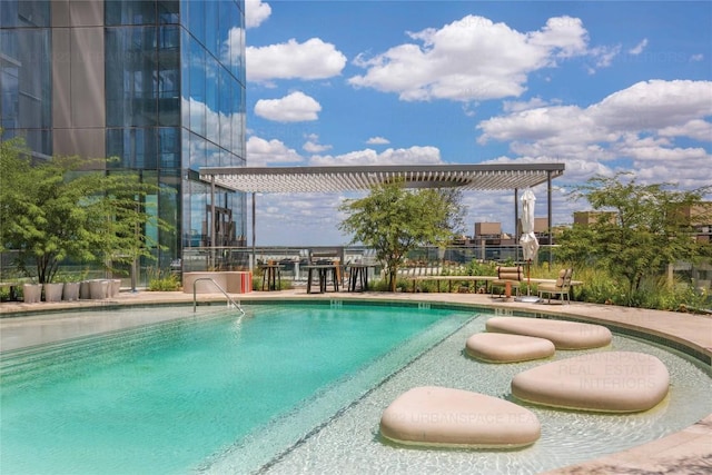 44 E Ave Unit 2907, Austin, TX 78701 - pool with a pergola