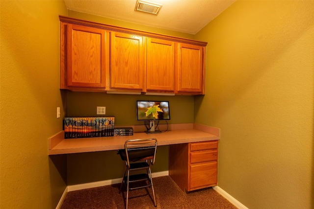 511 Shadywood Ln, Dripping Springs, TX 78620 - carpeted home office with built in study area and baseboards