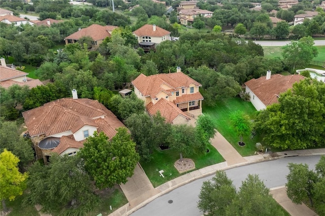 bird's eye view featuring a residential view