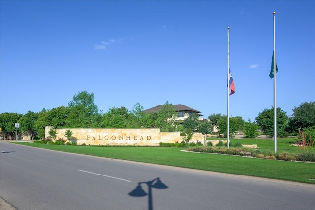 14912 Swallow Tailed Kite Dr, Austin, TX 78738 - community sign featuring a yard