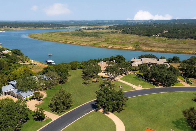 26302 Countryside Dr, Spicewood, TX 78669 - drone / aerial view of a nearby body of water