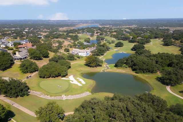26302 Countryside Dr, Spicewood, TX 78669 - aerial overview of property's location featuring a nearby body of water, nearby suburban area, and a golf course