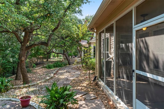 105 Saddle Trl, Georgetown, TX 78633 - view of side of home with a sunroom