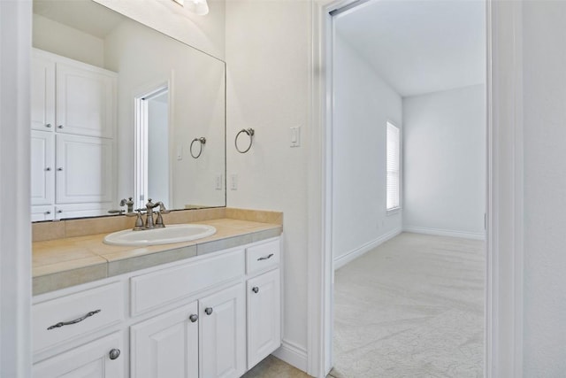 110 Woodall Dr, Georgetown, TX 78628 - bathroom with baseboards and vanity