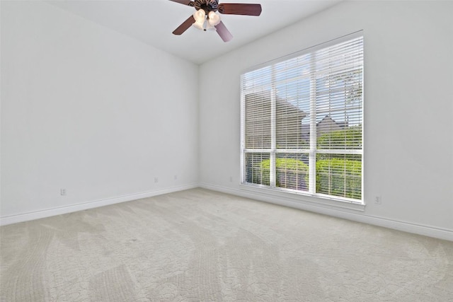 110 Woodall Dr, Georgetown, TX 78628 - spare room featuring a ceiling fan and carpet floors