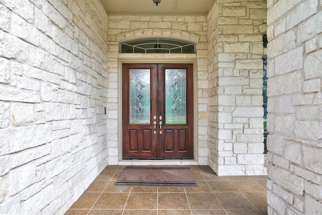 110 Woodall Dr, Georgetown, TX 78628 - property entrance with stone siding