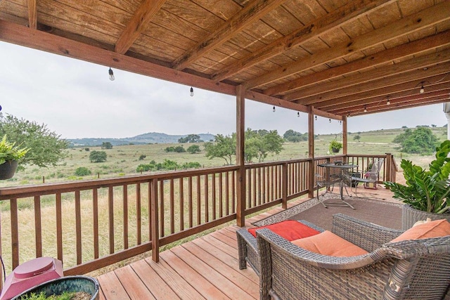 770 Stanton Rd, Johnson City, TX 78636 - view of wooden deck