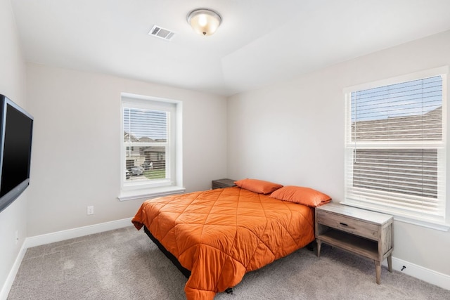 130 Mcginnis Trl, Kyle, TX 78640 - carpeted bedroom with baseboards and visible vents