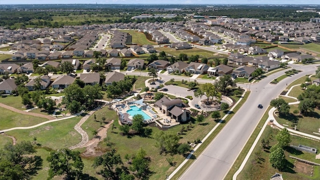 birds eye view of property featuring a residential view