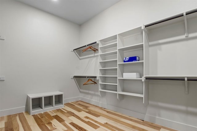 17109 Saint Therese Rd, Manor, TX 78653 - walk in closet with wood finished floors