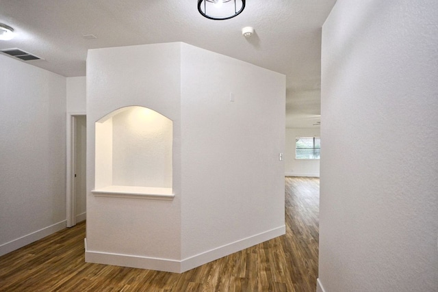 2539 Fayette Dr, New Braunfels, TX 78130 - hallway with wood finished floors and baseboards