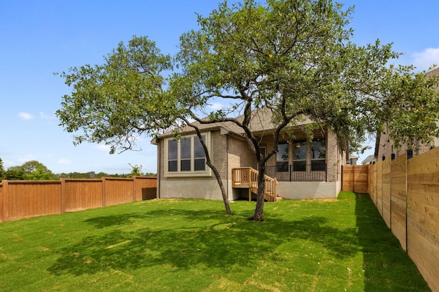 565 Raleigh Dr, Georgetown, TX 78633 - rear view of house featuring a fenced backyard