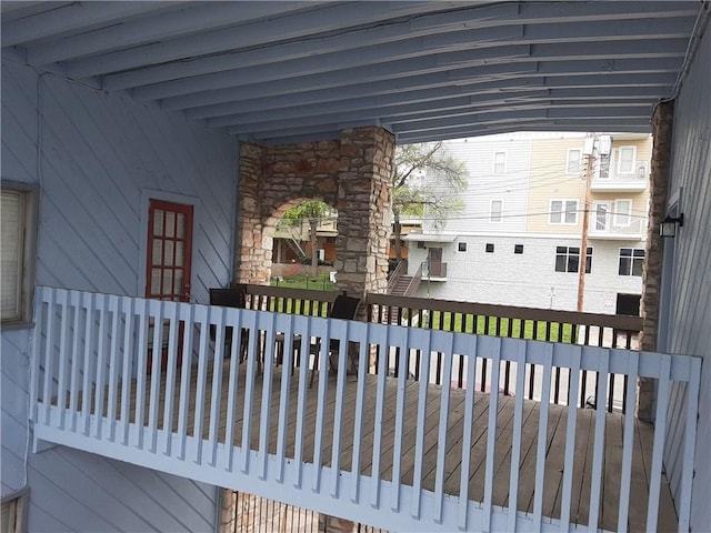 view of deck